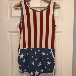 Stars and strips romper